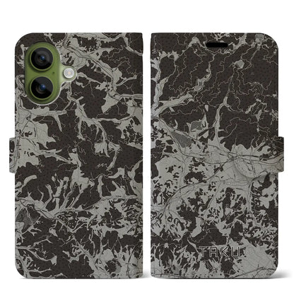 【多久（佐賀県）】地図柄iPhoneケース（手帳タイプ）