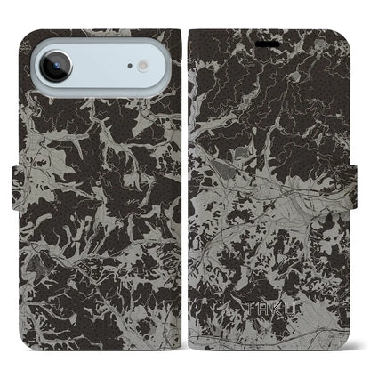 【多久（佐賀県）】地図柄iPhoneケース（手帳タイプ）