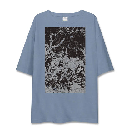 【多久（佐賀県）】地図柄ビッグシルエットTシャツ