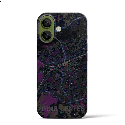 【多摩センター（東京都）】地図柄iPhoneケース（バックカバータイプ）