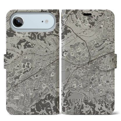 【多摩センター（東京都）】地図柄iPhoneケース（手帳タイプ）