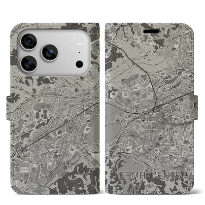 【多摩センター（東京都）】地図柄iPhoneケース（手帳タイプ）