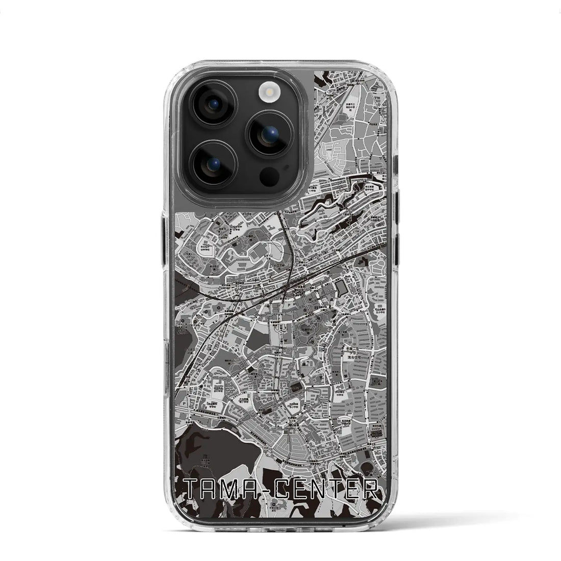 【多摩センター（東京都）】地図柄iPhoneケース（MagSafeタイプ）