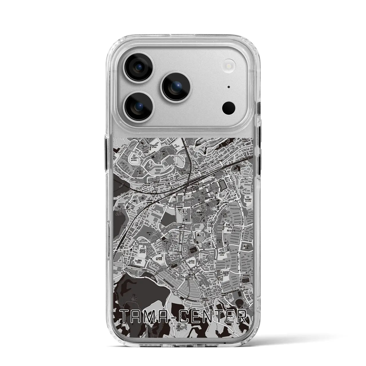 【多摩センター（東京都）】地図柄iPhoneケース（MagSafeタイプ）