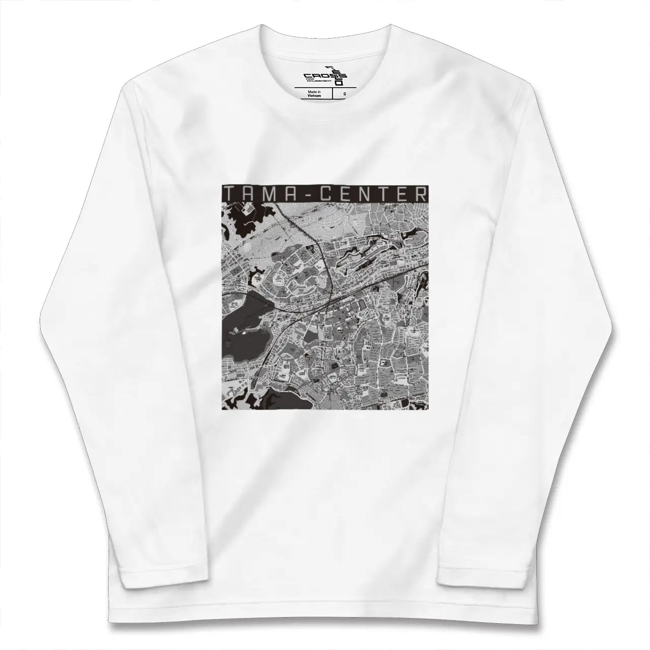 【多摩センター（東京都）】地図柄ロングスリーブTシャツ
