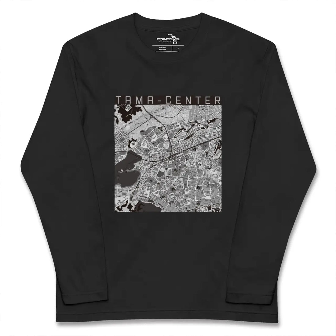 【多摩センター（東京都）】地図柄ロングスリーブTシャツ