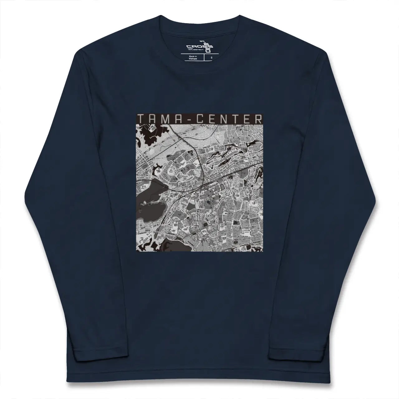 【多摩センター（東京都）】地図柄ロングスリーブTシャツ