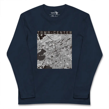 【多摩センター（東京都）】地図柄ロングスリーブTシャツ