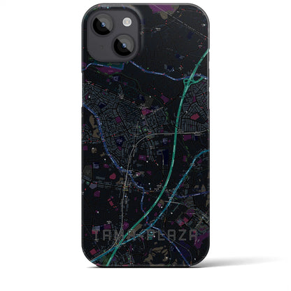 【たまプラーザ（神奈川県）】地図柄iPhoneケース（バックカバータイプ）