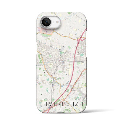 【たまプラーザ（神奈川県）】地図柄iPhoneケース（バックカバータイプ）