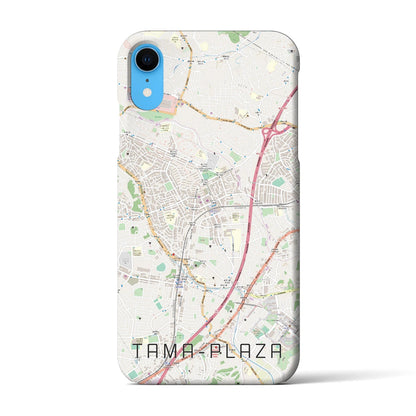 【たまプラーザ（神奈川県）】地図柄iPhoneケース（バックカバータイプ）