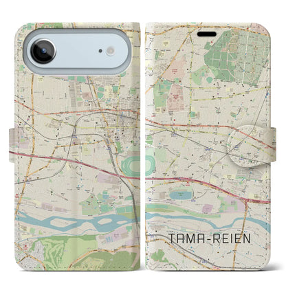 【多磨霊園（東京都）】地図柄iPhoneケース（手帳タイプ）