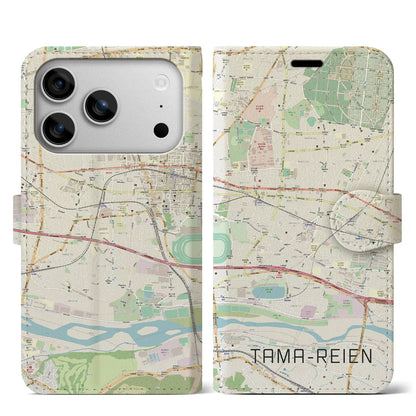 【多磨霊園（東京都）】地図柄iPhoneケース（手帳タイプ）