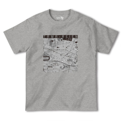 【多磨霊園（東京都）】地図柄ヘビーウェイトTシャツ