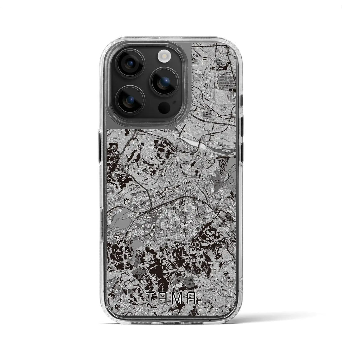 【多摩(東京都)】地図柄iPhoneケース(MagSafeタイプ)