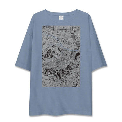 【多摩（東京都）】地図柄ビッグシルエットTシャツ