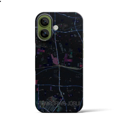 【玉川上水（東京都）】地図柄iPhoneケース（バックカバータイプ）