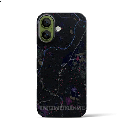 【玉川学園前（東京都）】地図柄iPhoneケース（バックカバータイプ）