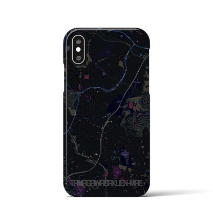 【玉川学園前（東京都）】地図柄iPhoneケース（バックカバータイプ）