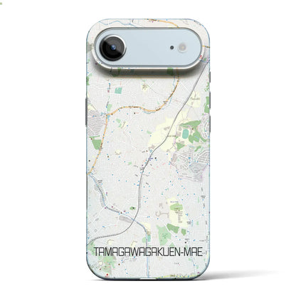 【玉川学園前（東京都）】地図柄iPhoneケース（バックカバータイプ）