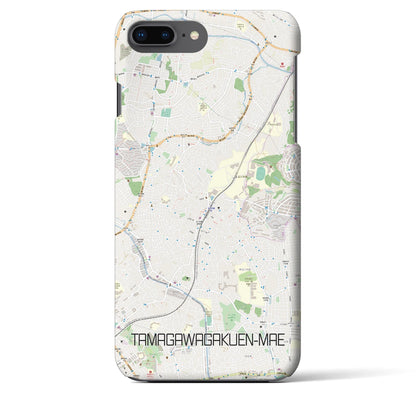 【玉川学園前（東京都）】地図柄iPhoneケース（バックカバータイプ）