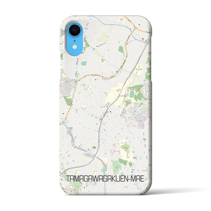 【玉川学園前（東京都）】地図柄iPhoneケース（バックカバータイプ）