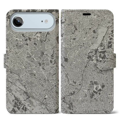 【玉川学園前（東京都）】地図柄iPhoneケース（手帳タイプ）