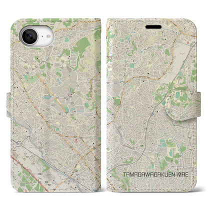 【玉川学園前（東京都）】地図柄iPhoneケース（手帳タイプ）