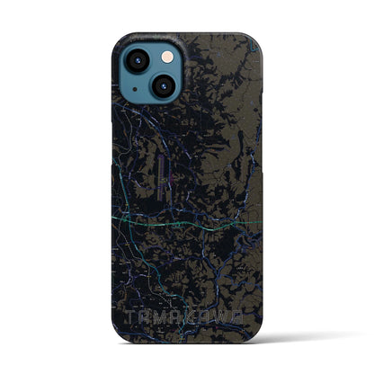 【玉川（福島県）】地図柄iPhoneケース（バックカバータイプ）