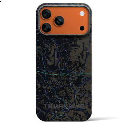 【玉川（福島県）】地図柄iPhoneケース（バックカバータイプ）