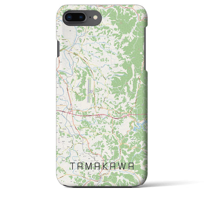 【玉川（福島県）】地図柄iPhoneケース（バックカバータイプ）