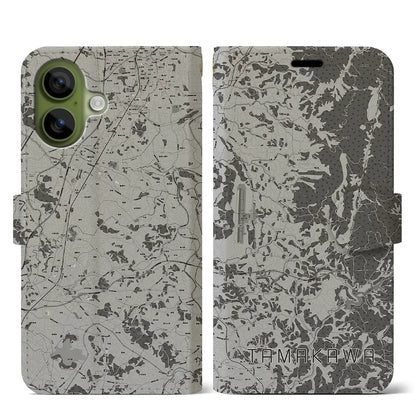 【玉川（福島県）】地図柄iPhoneケース（手帳タイプ）