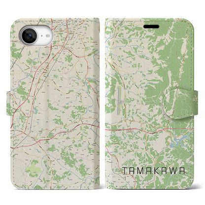 【玉川（福島県）】地図柄iPhoneケース（手帳タイプ）