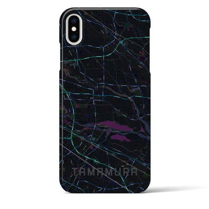 【玉村（群馬県）】地図柄iPhoneケース（バックカバータイプ）