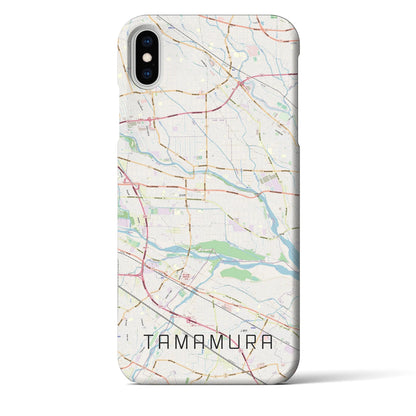 【玉村（群馬県）】地図柄iPhoneケース（バックカバータイプ）