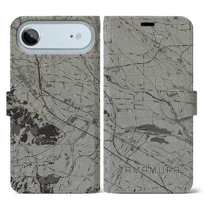 【玉村（群馬県）】地図柄iPhoneケース（手帳タイプ）