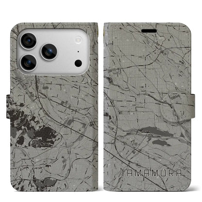 【玉村（群馬県）】地図柄iPhoneケース（手帳タイプ）