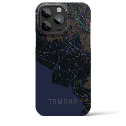 【玉名（熊本県）】地図柄iPhoneケース（バックカバータイプ）