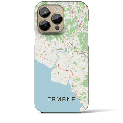 【玉名（熊本県）】地図柄iPhoneケース（バックカバータイプ）