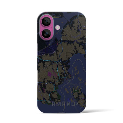 【玉野（岡山県）】地図柄iPhoneケース（バックカバータイプ）