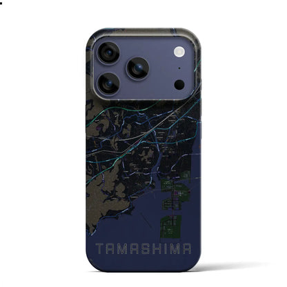 【玉島（岡山県）】地図柄iPhoneケース（バックカバータイプ）