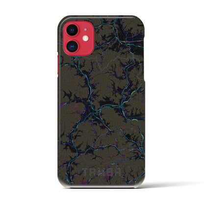 【丹波（兵庫県）】地図柄iPhoneケース（バックカバータイプ）