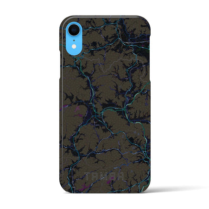 【丹波（兵庫県）】地図柄iPhoneケース（バックカバータイプ）