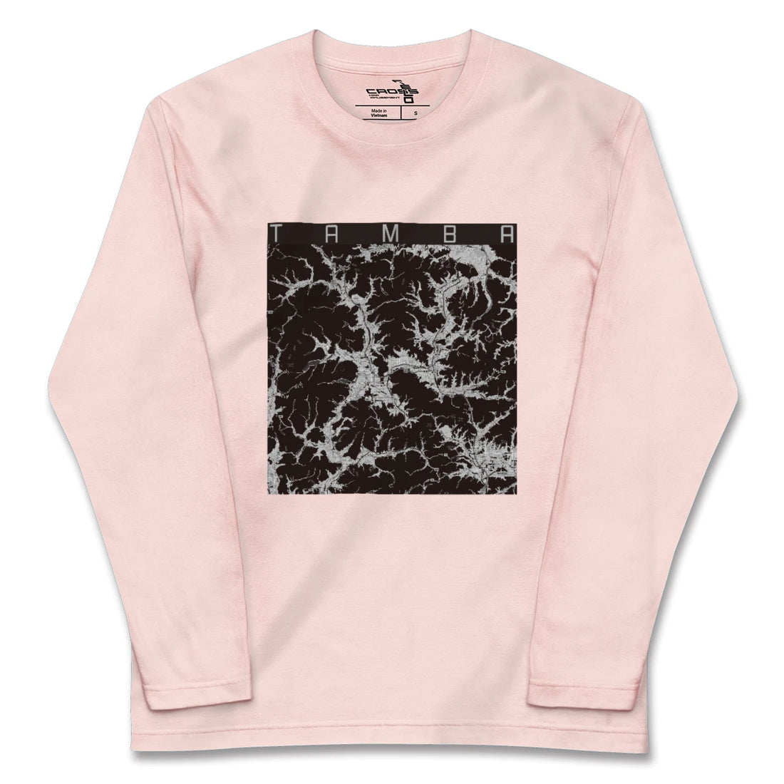 【丹波（兵庫県）】地図柄ロングスリーブTシャツ