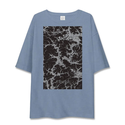 【丹波（兵庫県）】地図柄ビッグシルエットTシャツ