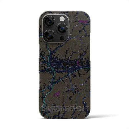 【丹波篠山（兵庫県）】地図柄iPhoneケース（バックカバータイプ）