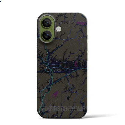 【丹波篠山（兵庫県）】地図柄iPhoneケース（バックカバータイプ）