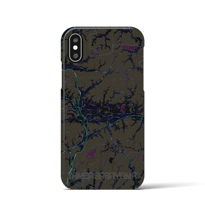 【丹波篠山（兵庫県）】地図柄iPhoneケース（バックカバータイプ）