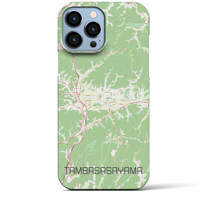 【丹波篠山（兵庫県）】地図柄iPhoneケース（バックカバータイプ）