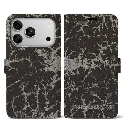 【丹波篠山（兵庫県）】地図柄iPhoneケース（手帳タイプ）